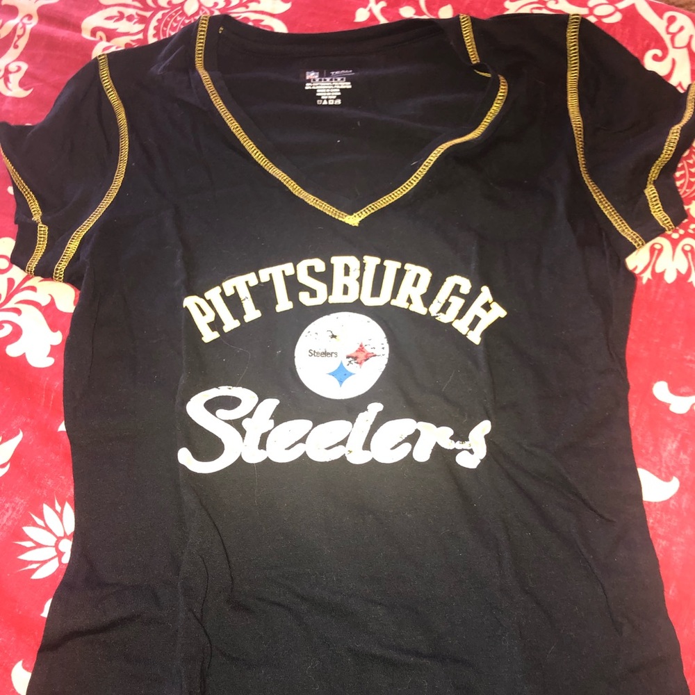 Women’s NFL Pittsburgh Steelers PJ Top (M)